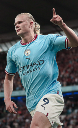 曼城负于维拉,哈兰德纪录终结,英超连续进球传奇仍属瓦尔迪